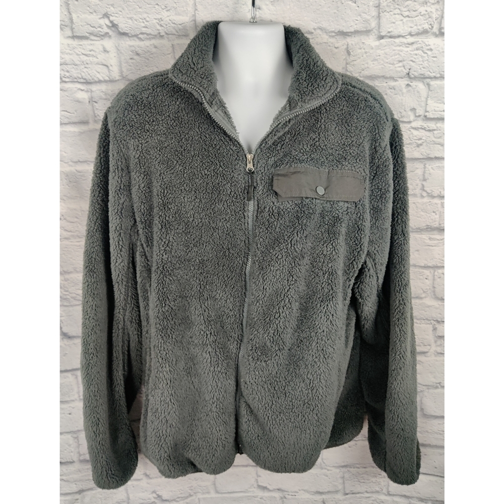 Stillwater Supply Co. Sherpa Full Zip Jacket/Sweatshirt, Size 2XL